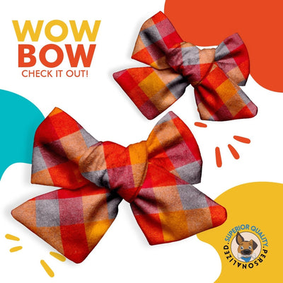 Dog bandana Dog Hair Bow | Puppy Accessory | Fall Winter Colors | Dog Bow for Girls | Pet Grooming | Puppy Accessory | Dog Pigtail Bows | New Puppy Gift - Life for Pawz -