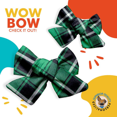 Dog bandana Dog Hair Bow | Puppy Accessory | Fall Winter Colors | Dog Bow for Girls | Pet Grooming | Puppy Accessory | Dog Pigtail Bows | New Puppy Gift - Life for Pawz -