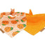Happy Orange Reversible Dog Bandana - Life for Pawz