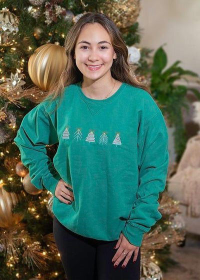 Little Tree Christmas Embroidered Top - Life for Pawz