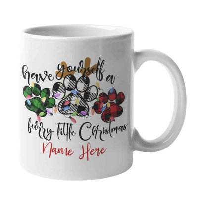 Personalized Mug Dog Furry Little Christmas - Life for Pawz