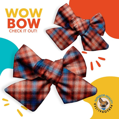 Dog bandana Stylish Dog Hair Bow | Puppy Accessory | Fall Winter Colors | Donate to Dog Shelter | Dog Pigtail Bows | Dog Hair Bow | New Puppy Gift - Life for Pawz -