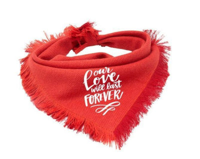 Wedding Dog Bandana - Our love will last forever - Life for Pawz